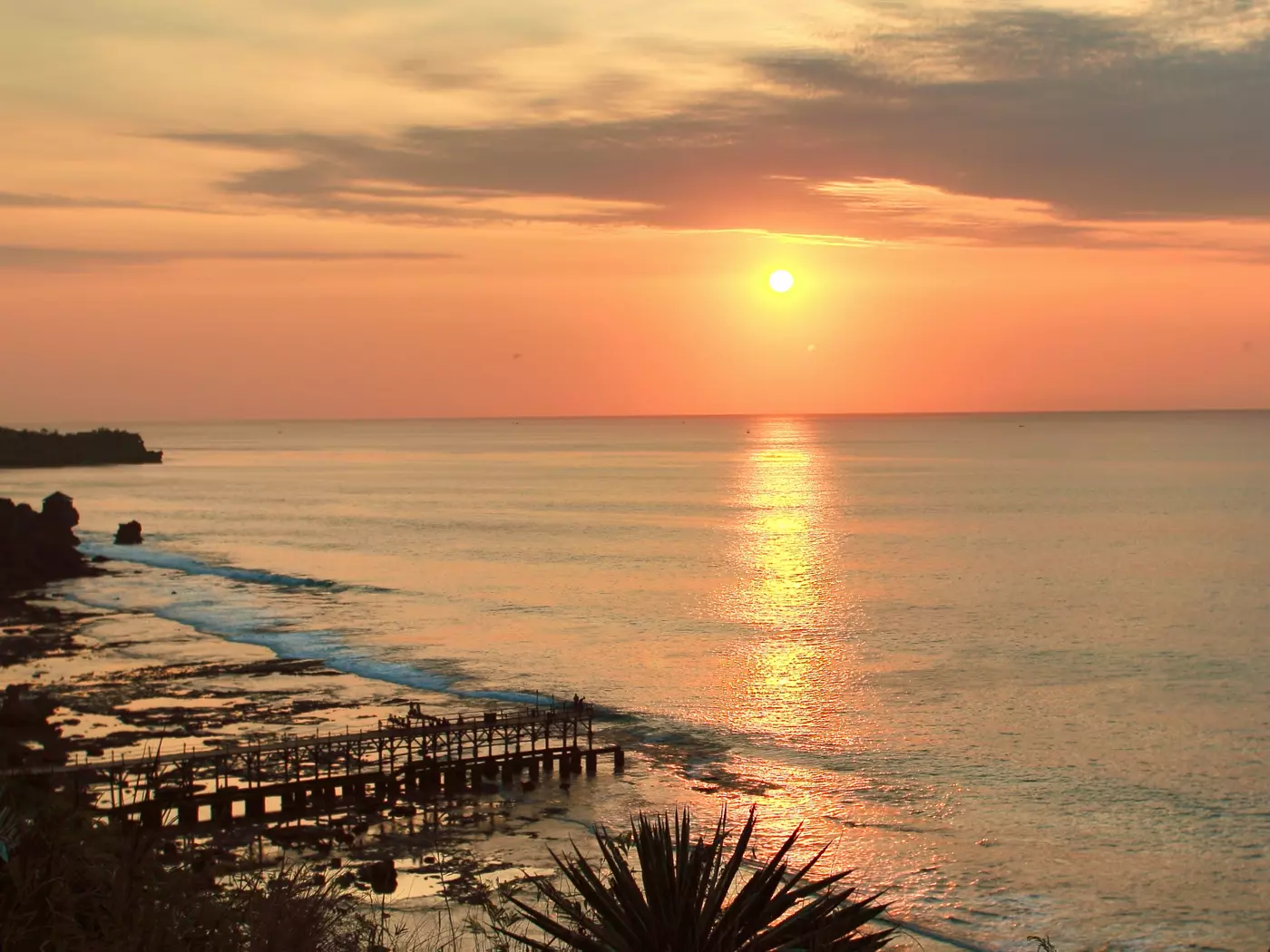 Sunset at Jimbaran Beach