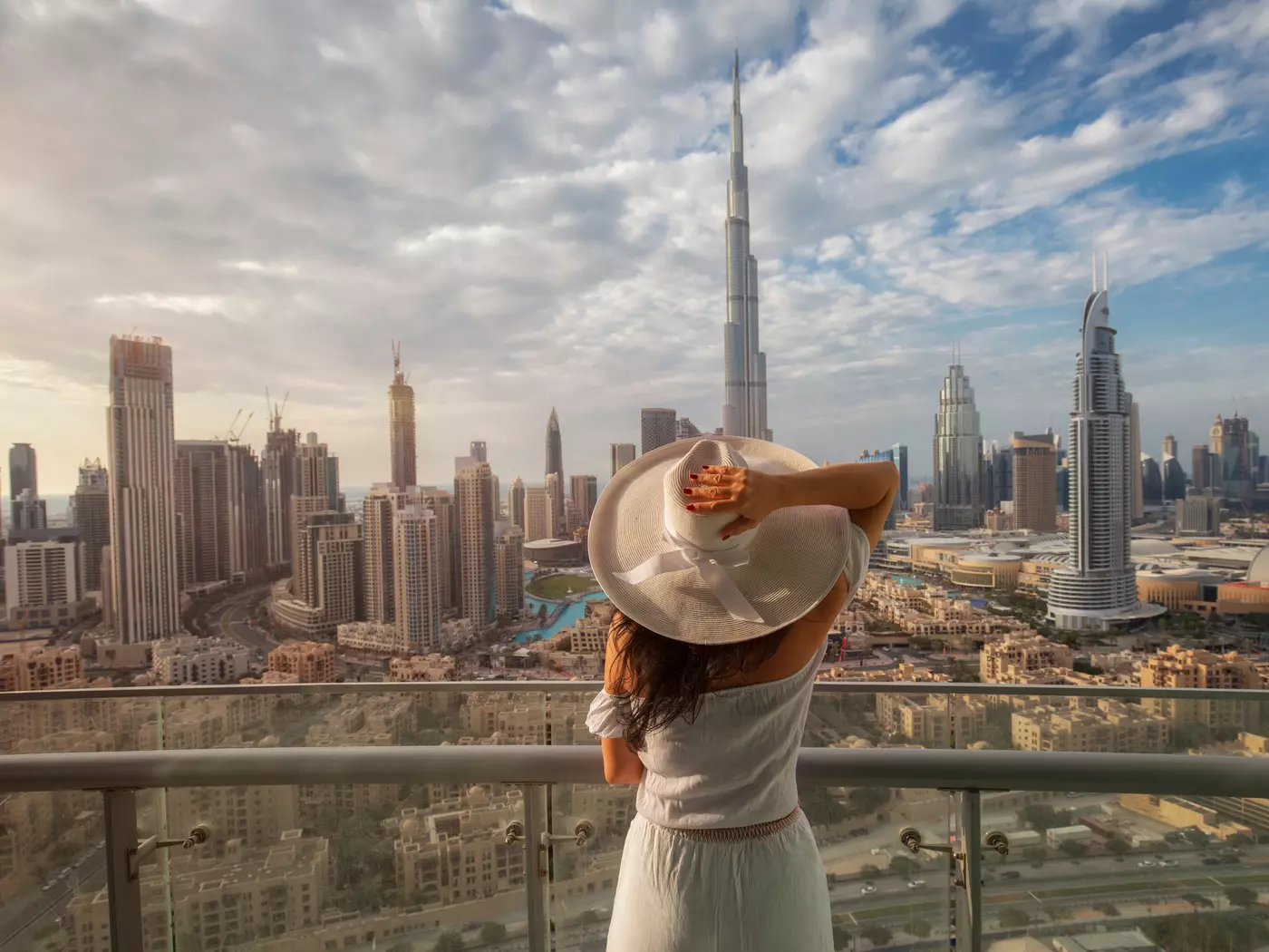 Take in the Dubai Downtown Skyline