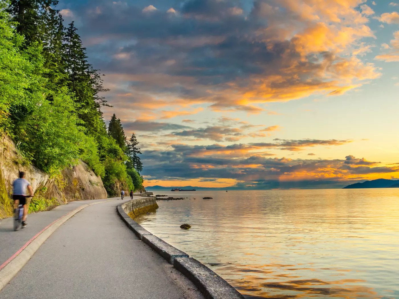 Stroll along the Seawall in Stanley Park