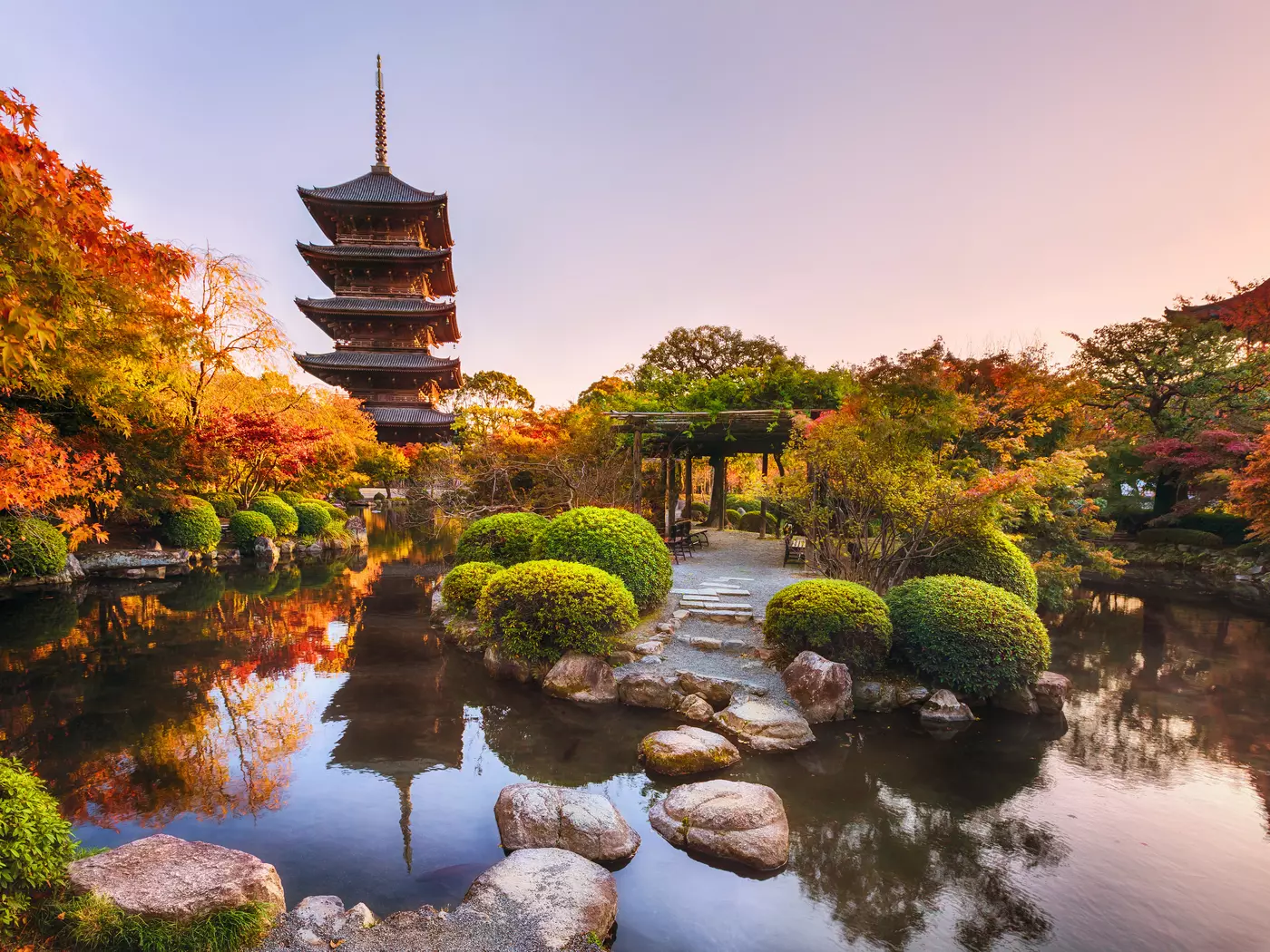 The Toji Temple in Kyoto
