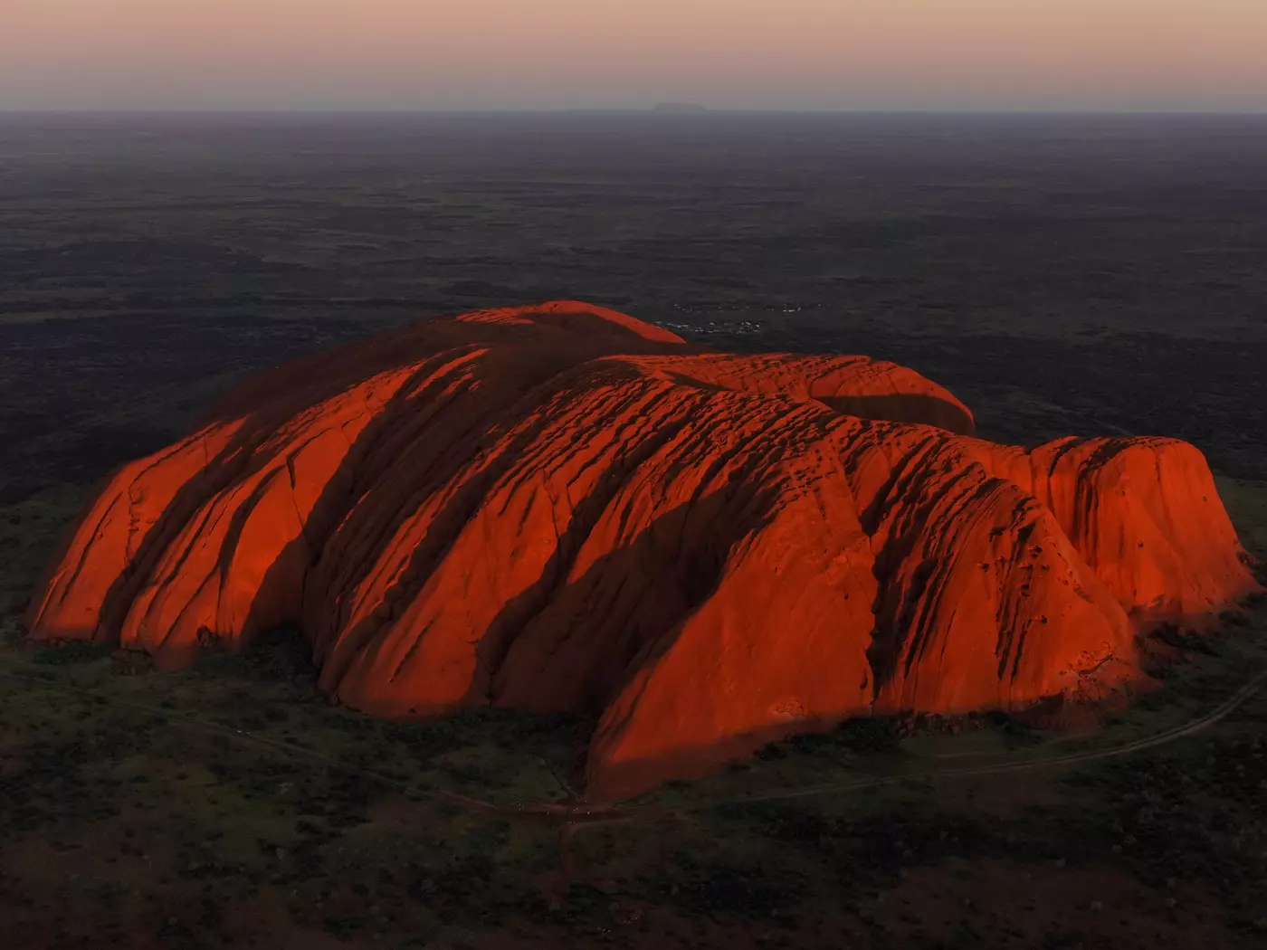 Sunset at Uluru