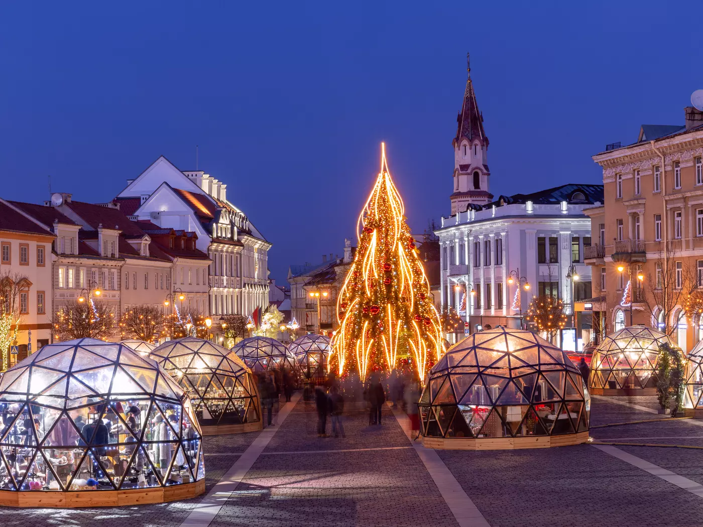Vilnius City Square at Christmas