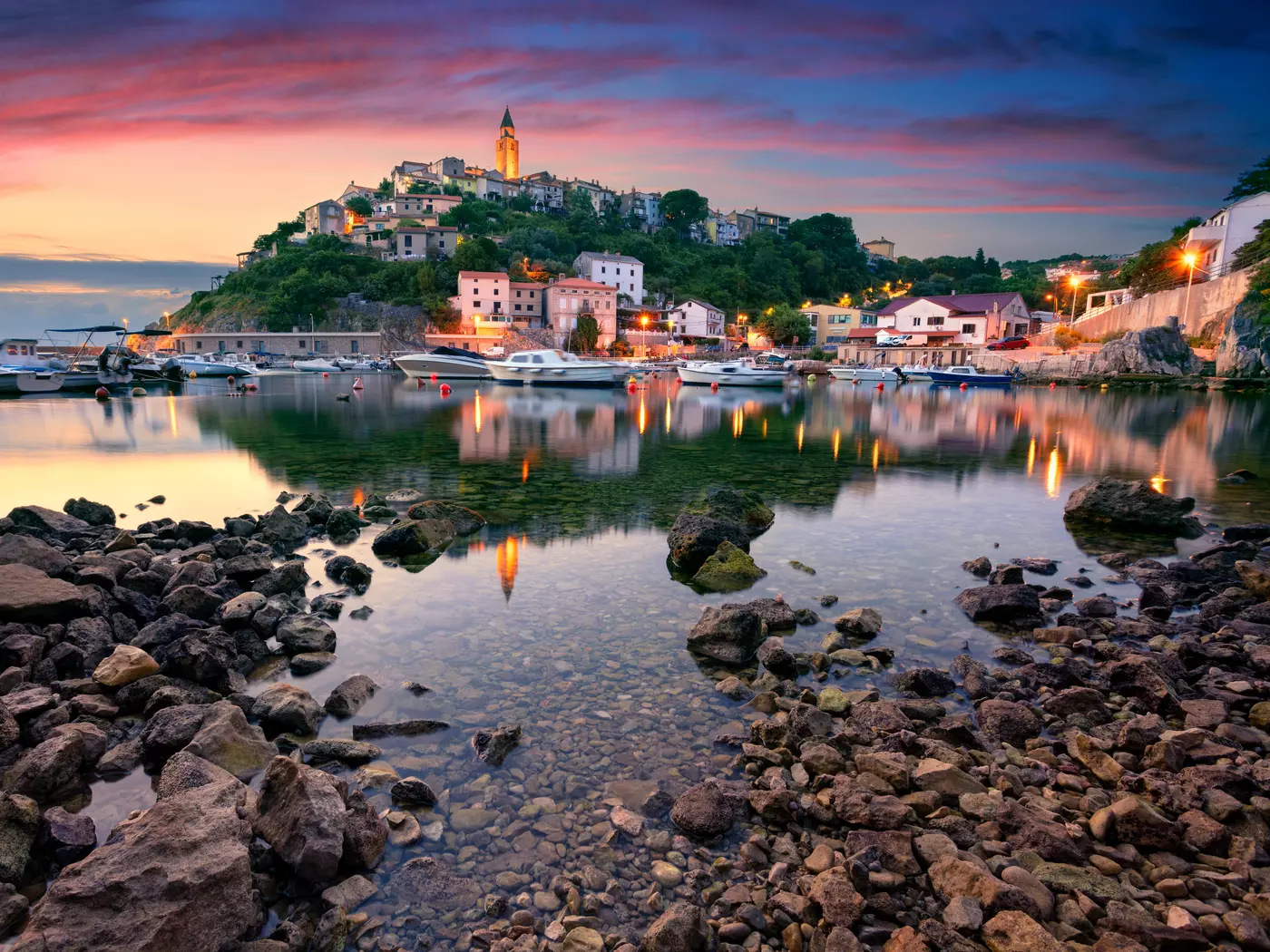 On the island of Krik, Vrbnik is one of Croatia's most picturesque towns