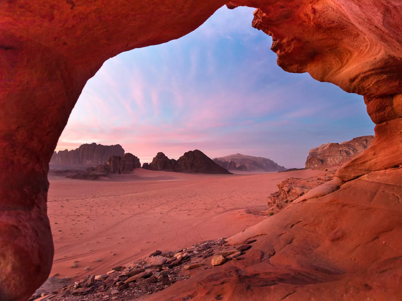 Wadi Rum, the ‘valley of the moon’, is inhabited by Bedouin tribes who have lived there for centuries