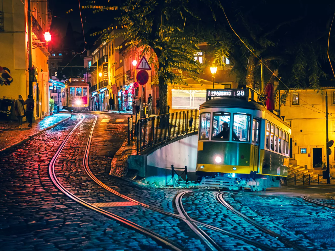 Lisbon's ubiquitous yellow trams