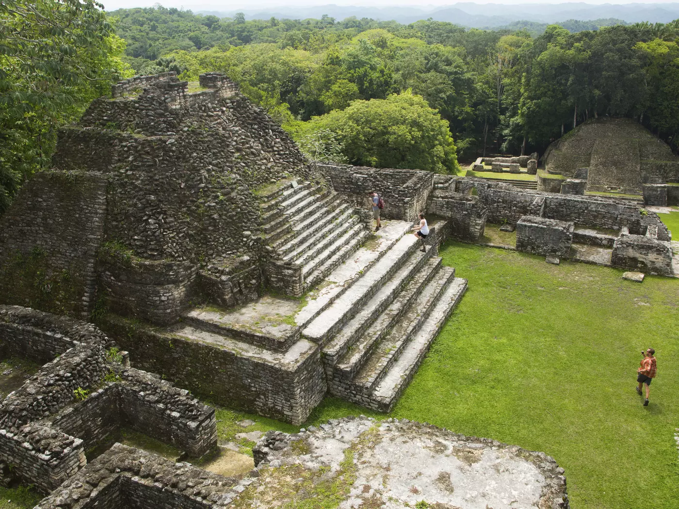 Maya ruins at Caracol