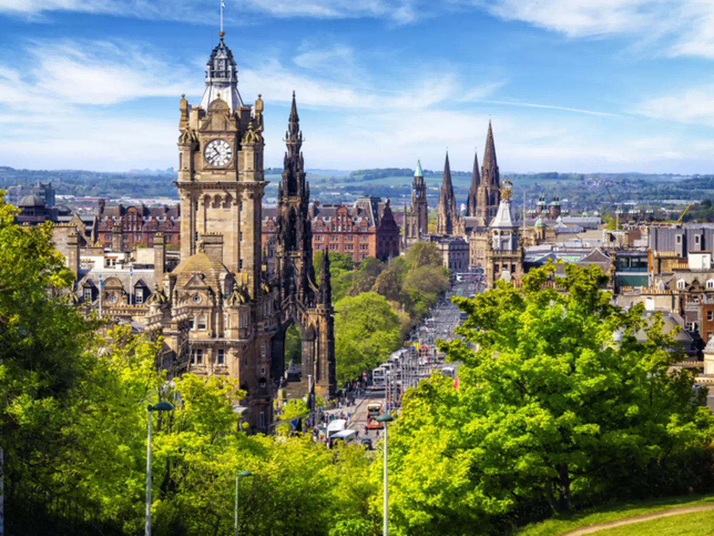 Calton Hill in Edinburgh