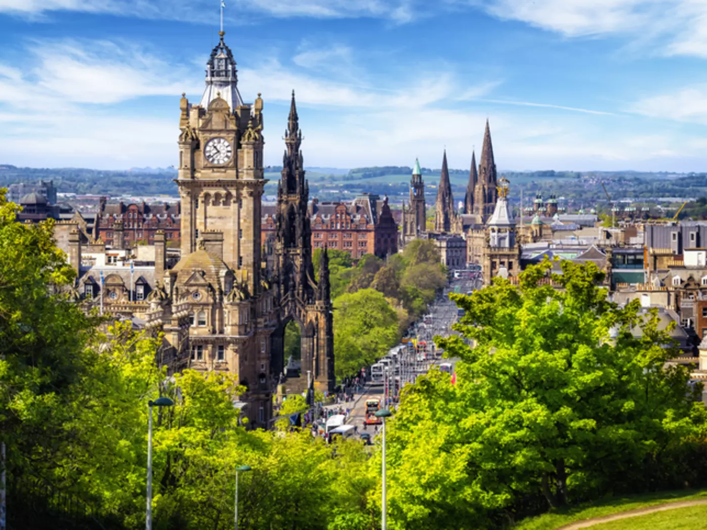 Calton Hill in Edinburgh