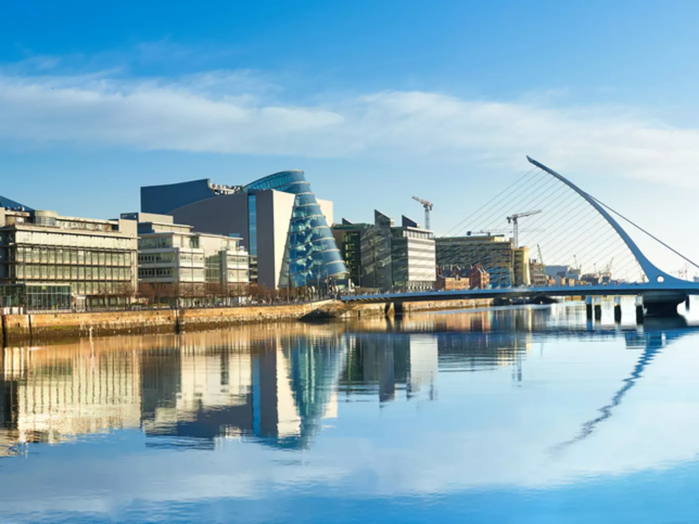 Liffey river in Dublin