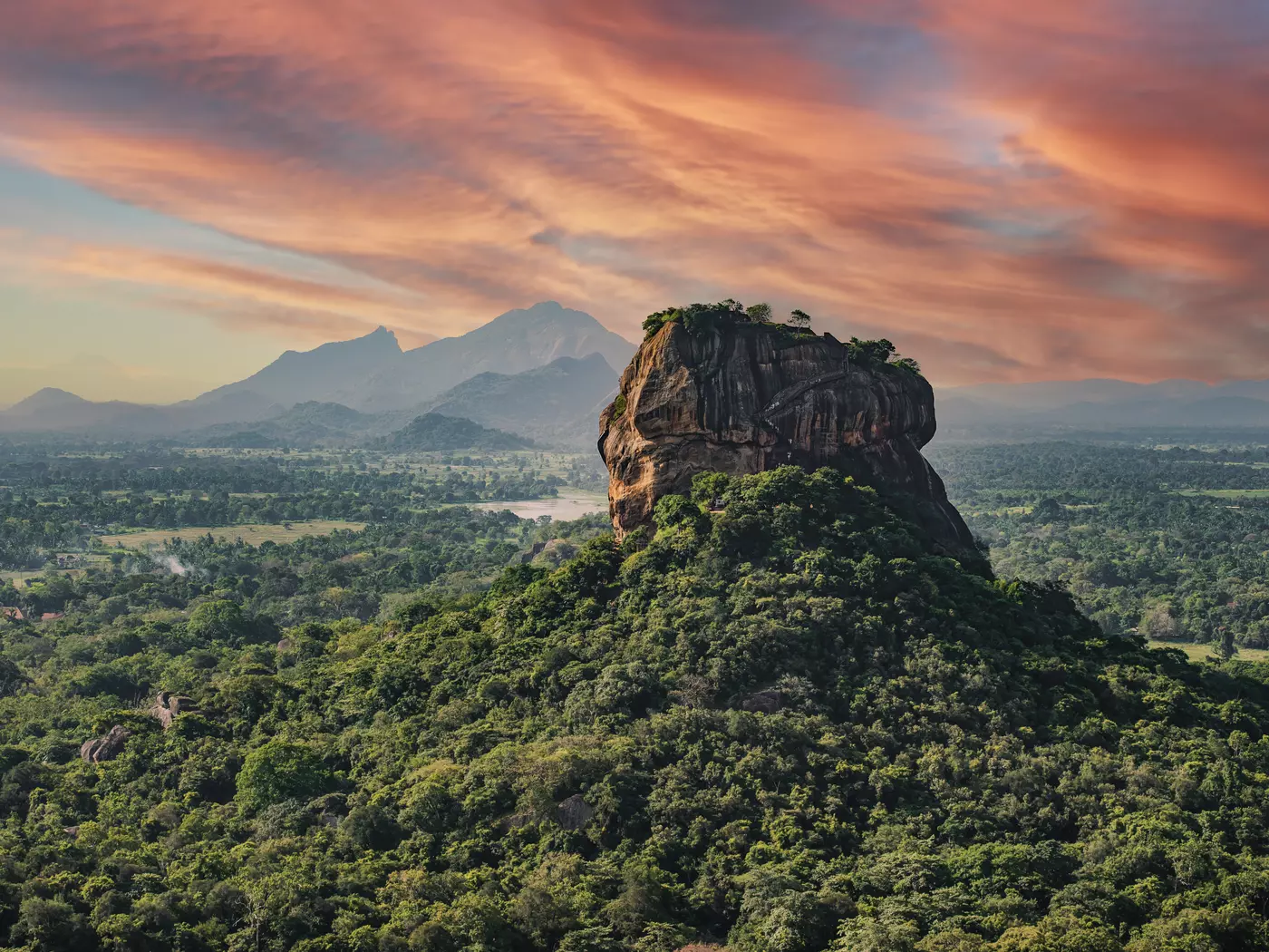 Ancient rock fortress near Sigiriya