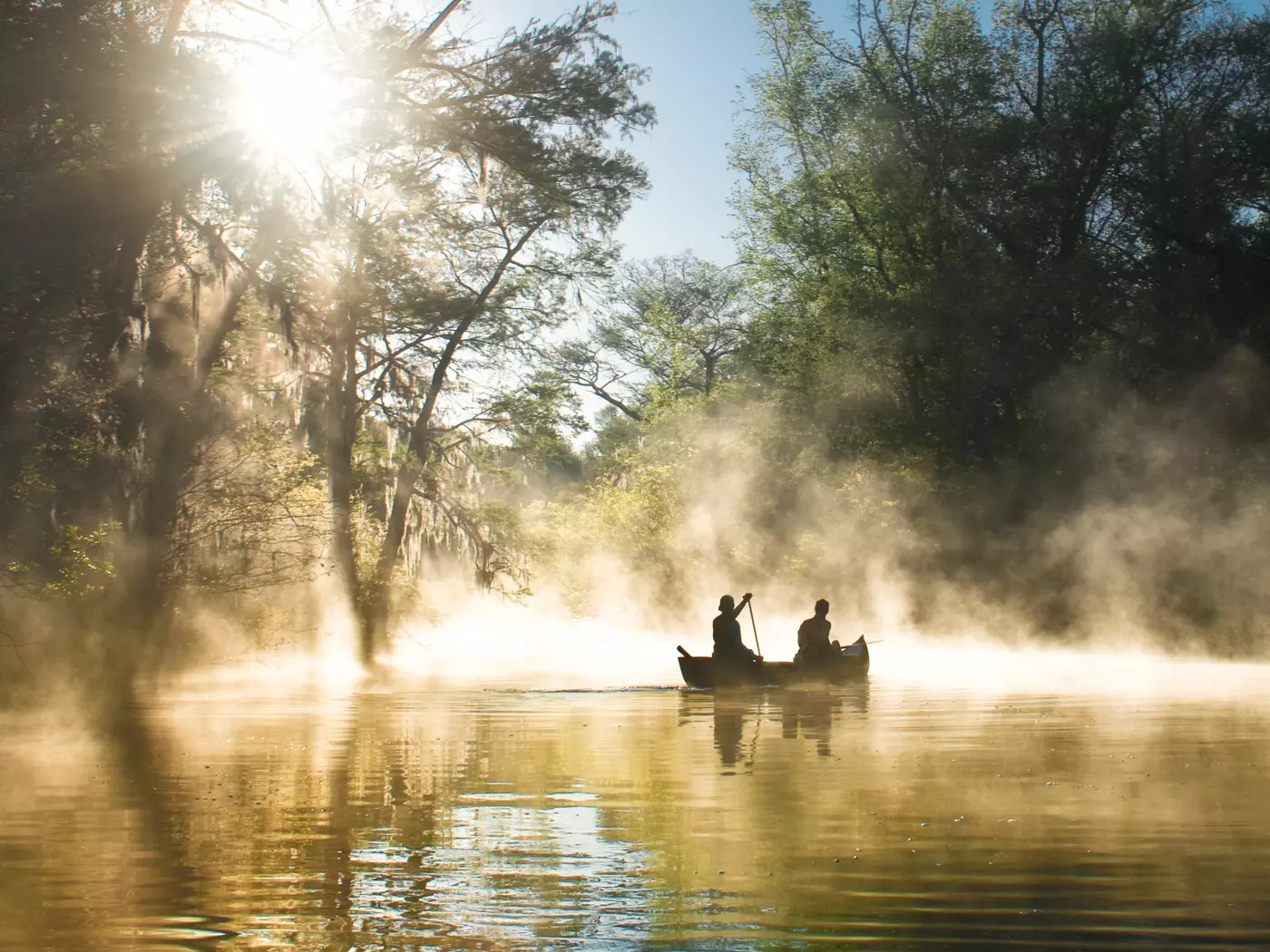 Everglades National Park - Canoeing in mist