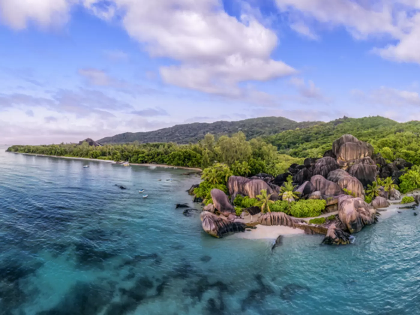 d'Argent beeach at La Digue