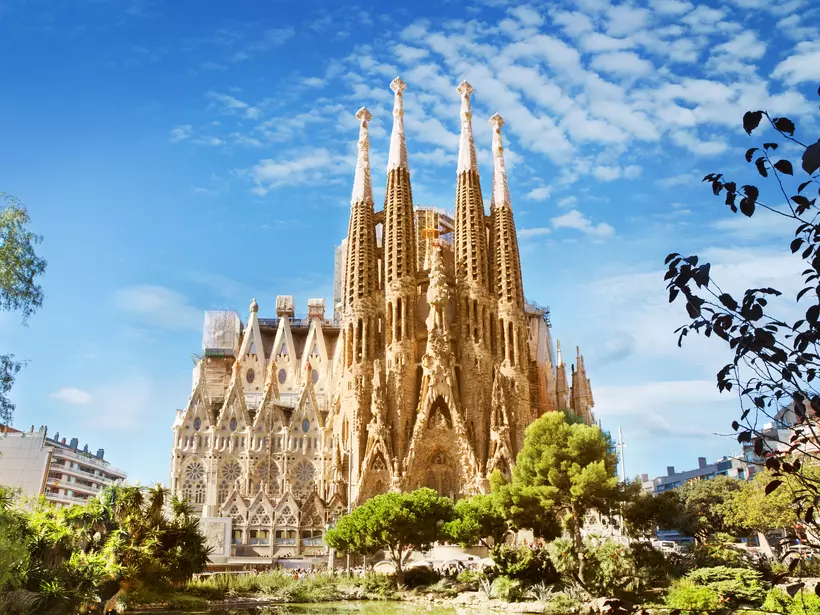 Sagrada Familia Cathedral in Barcelona, Spain