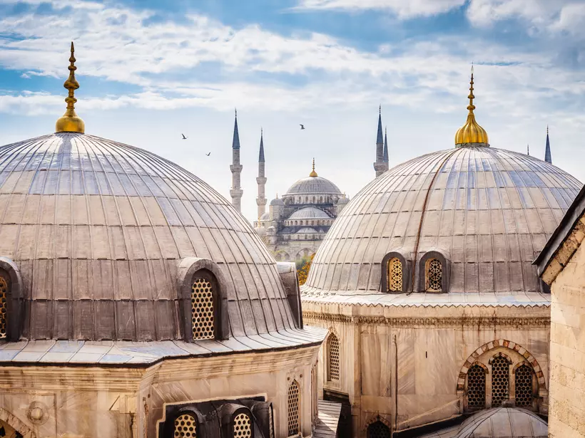 Blue Mosque And Aya Sofya, Istanbul