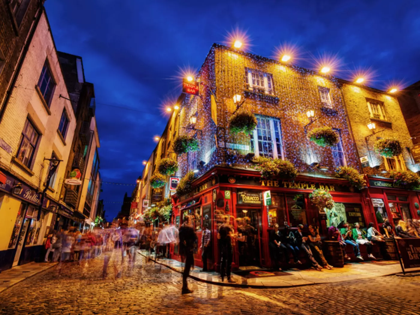 Dublin at night