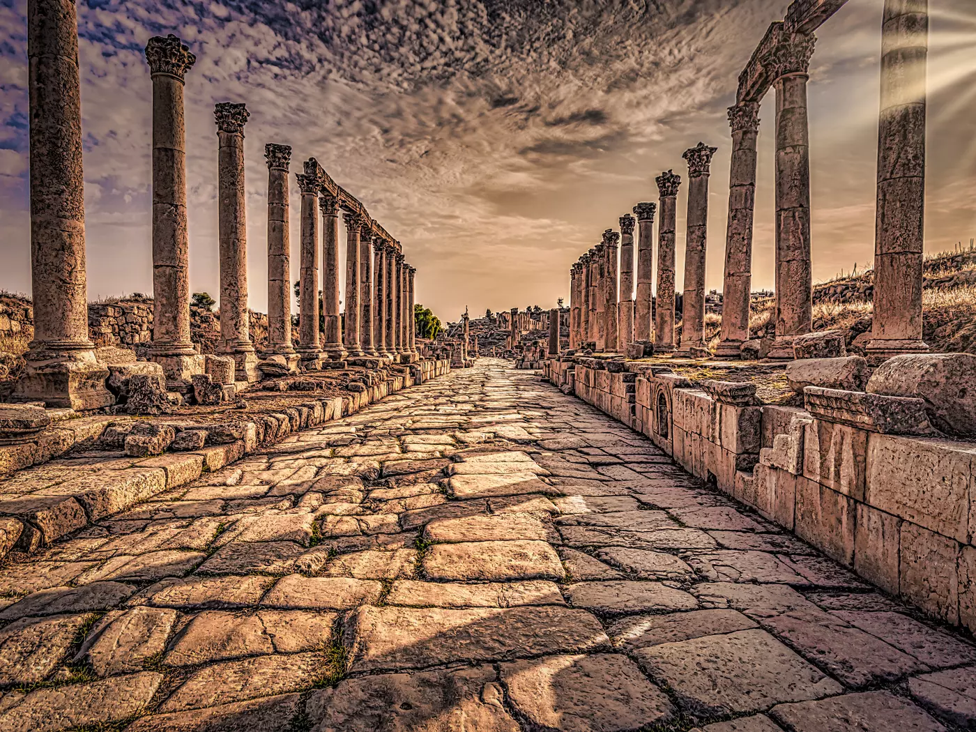 Jerash Ancient Roman ruins of Jerash