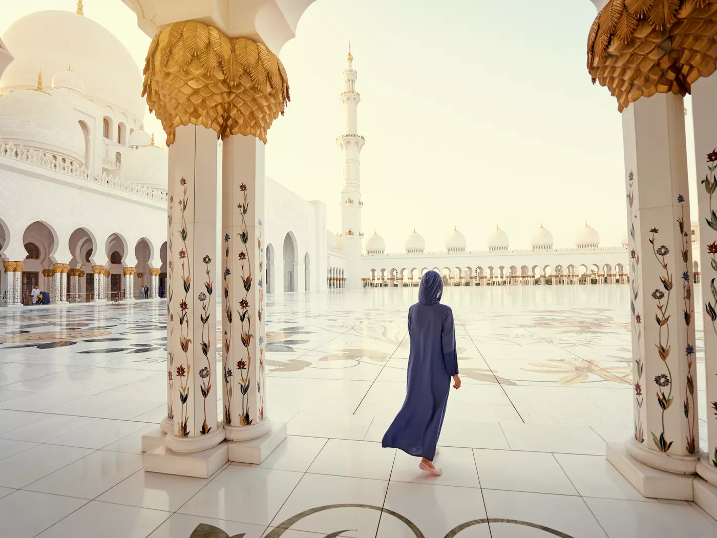 The Sheikh Zayed Grand Mosque is the largest in the UAE