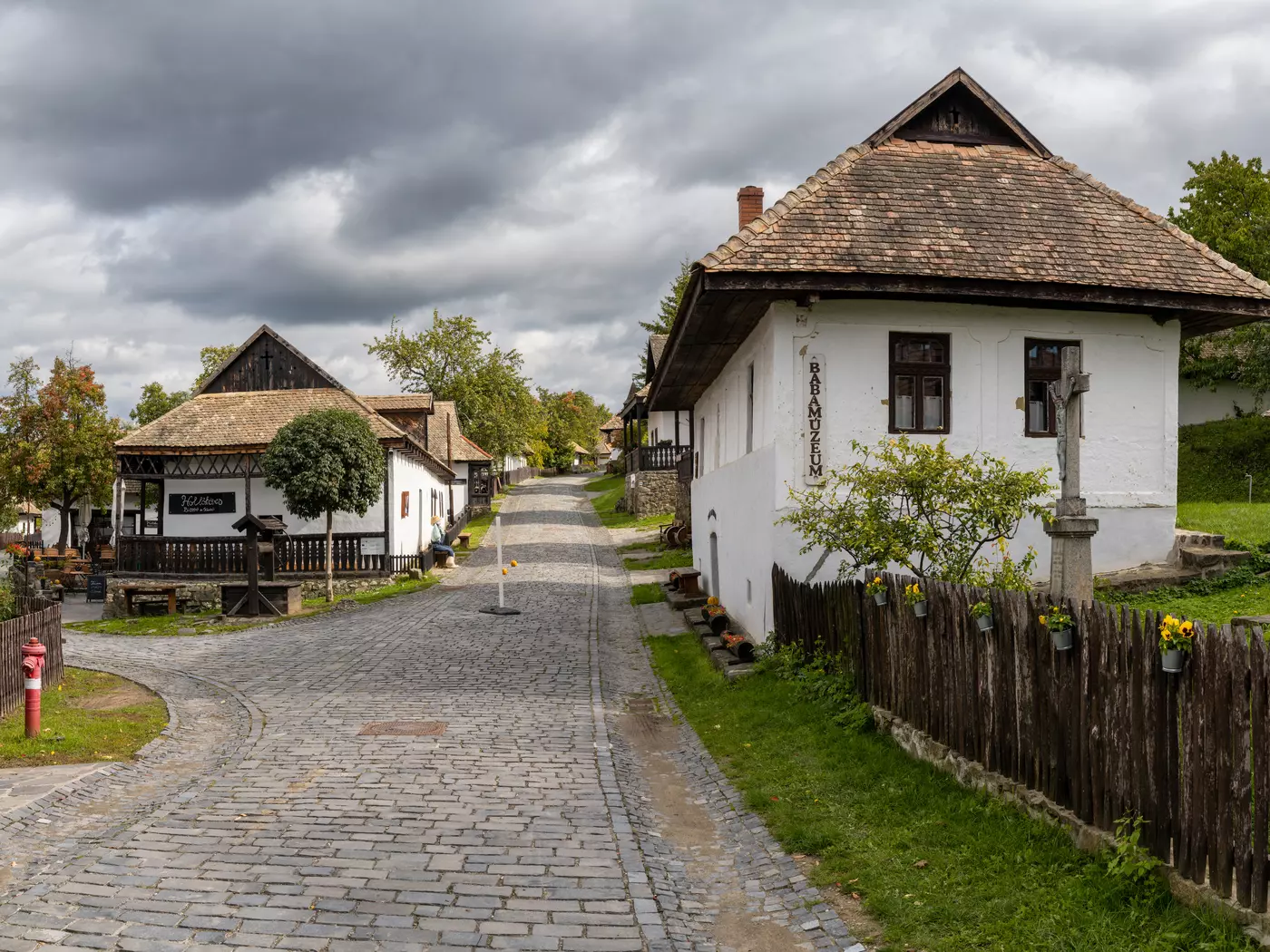 view of the historic village center of Holloko