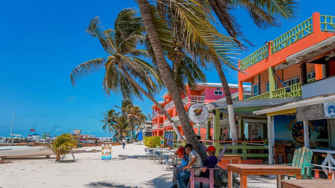 Beachside Restaurant in San Pedro, Belize