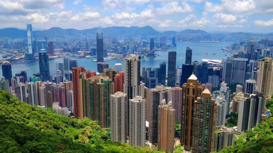 Hong Kong Hong Kong skyline from Victoria Peak, Hong Kong
