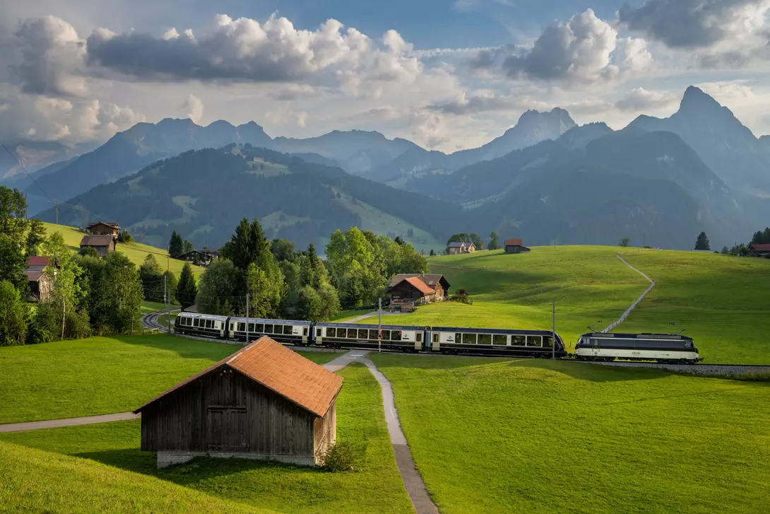 Golden Express Train