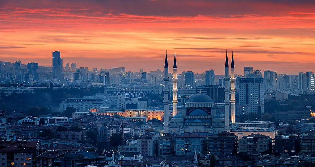 Ankara and the Kocatepe Mosque - both popular photo opportunities on all Turkey vacations.