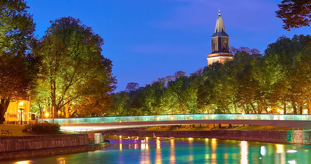 River Aura, Turku, Finland River Aura, Turku, Finland