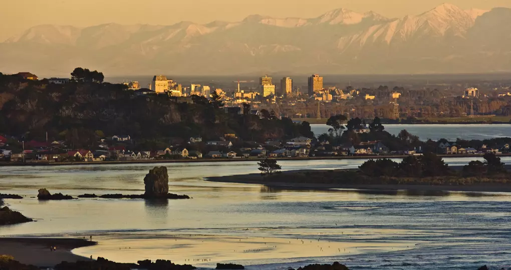 Christchurch - from the ocean to the Alps.