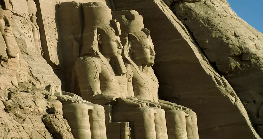 The gigantic statues of Abu Simbel are a great photo opportunity while on your Egypt vacation. The gigantic statues of Abu Simbel are a great photo opportunity while on your Egypt vacation.