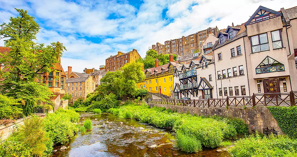 Step away from the chaos of the capital by heading to Dean Village, a tranquil space within the larger city Step away from the chaos of the capital by heading to Dean Village, a tranquil space within the larger city