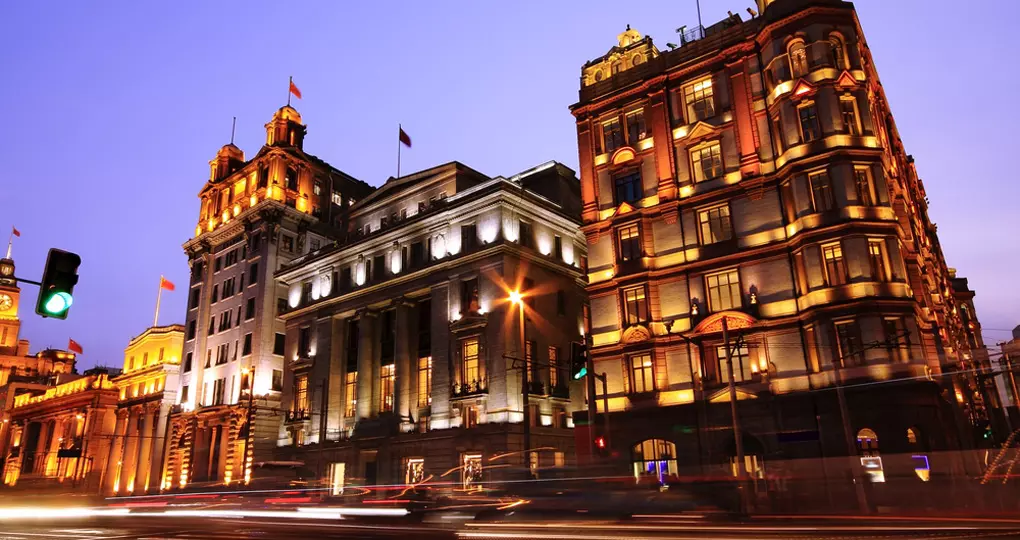 European style buildings on the world famous Bund European style buildings on the world famous Bund