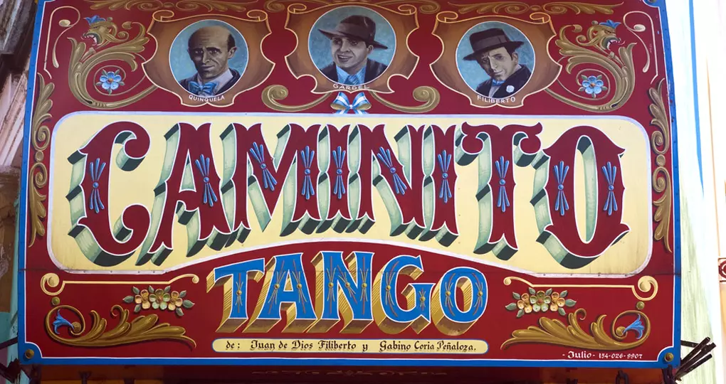 Famous corner at La Boca Famous corner at La Boca