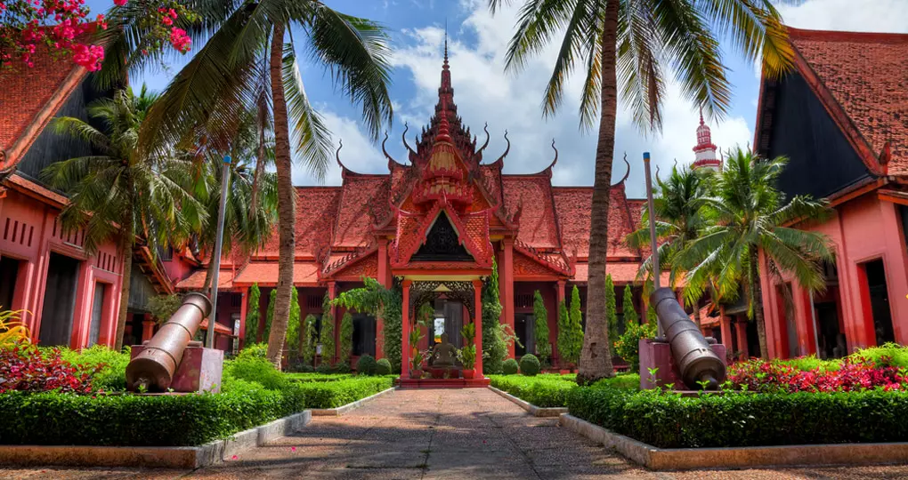 Beautiful gardens at the National Museum