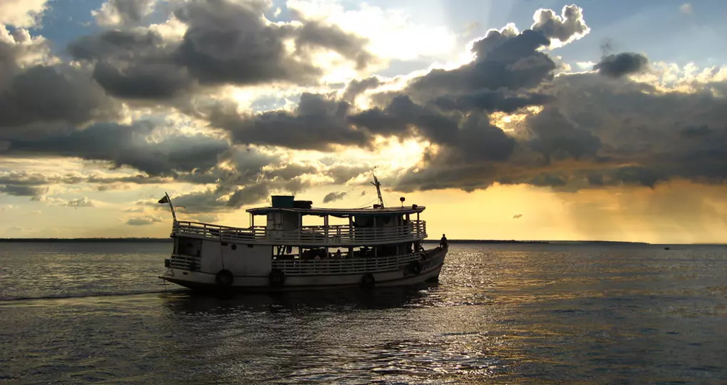 Sunset over the Rio Negro Sunset over the Rio Negro