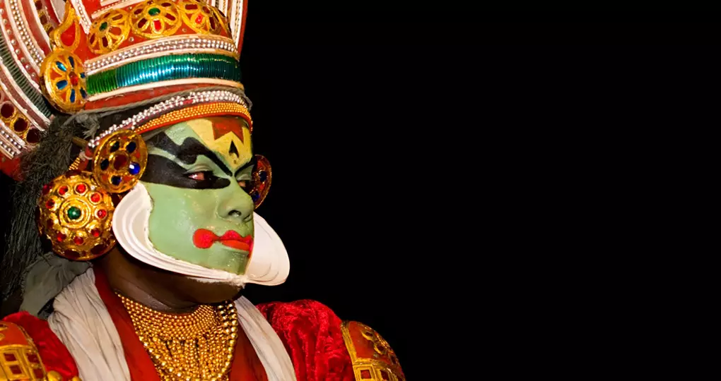 Kathakali tradional dance actor