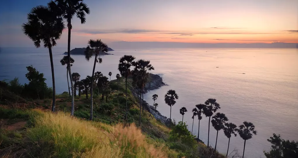 Promthep Cape extending out into the sea Promthep Cape extending out into the sea