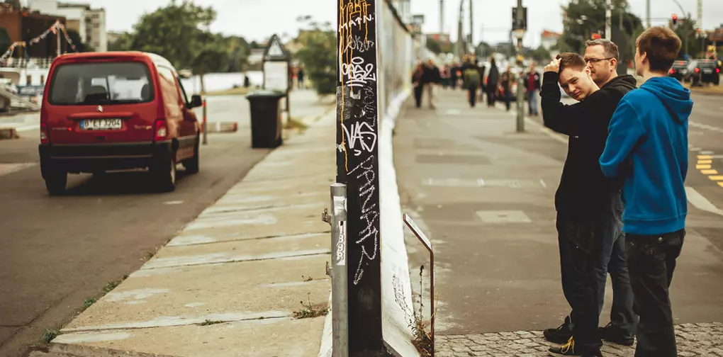 Section of the Berlin Wall Section of the Berlin Wall