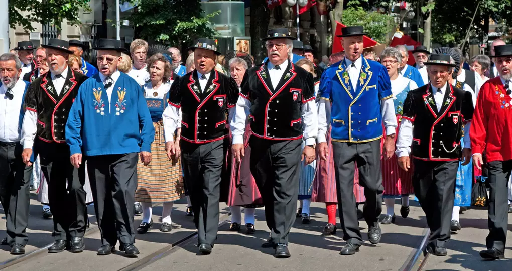 Swiss National Day Parade Swiss National Day Parade