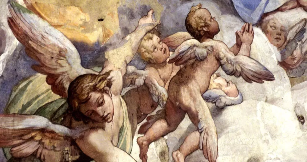 The last judgment in the cathedral of Florence The last judgment in the cathedral of Florence