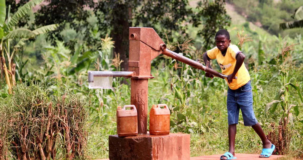 A water well in Kigali A water well in Kigali