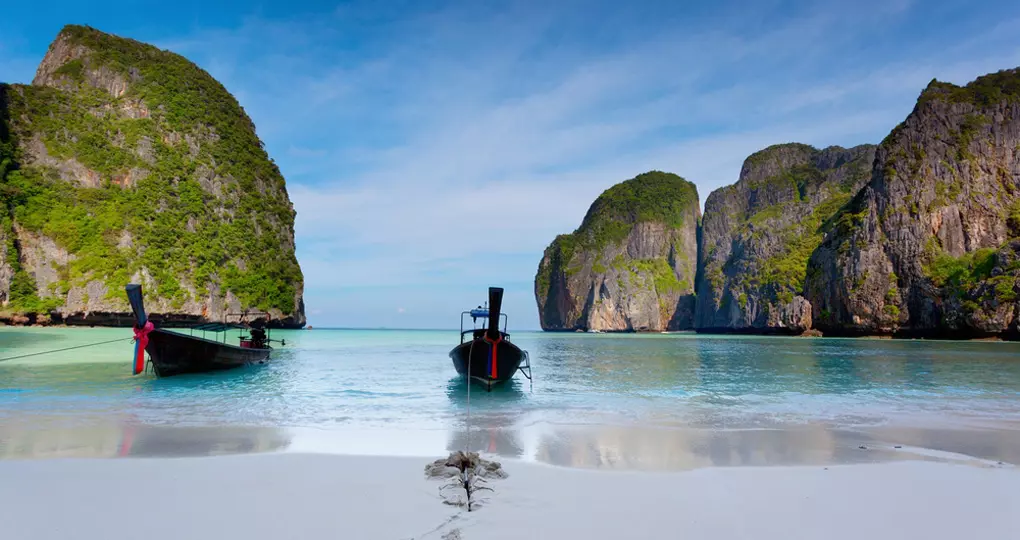 Ko Phi Phi Don was devastated by the Indian Ocean Tsunami of 2004