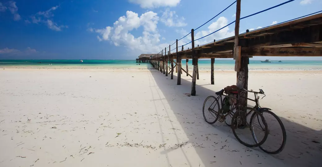 A jetty on Zanzibar island