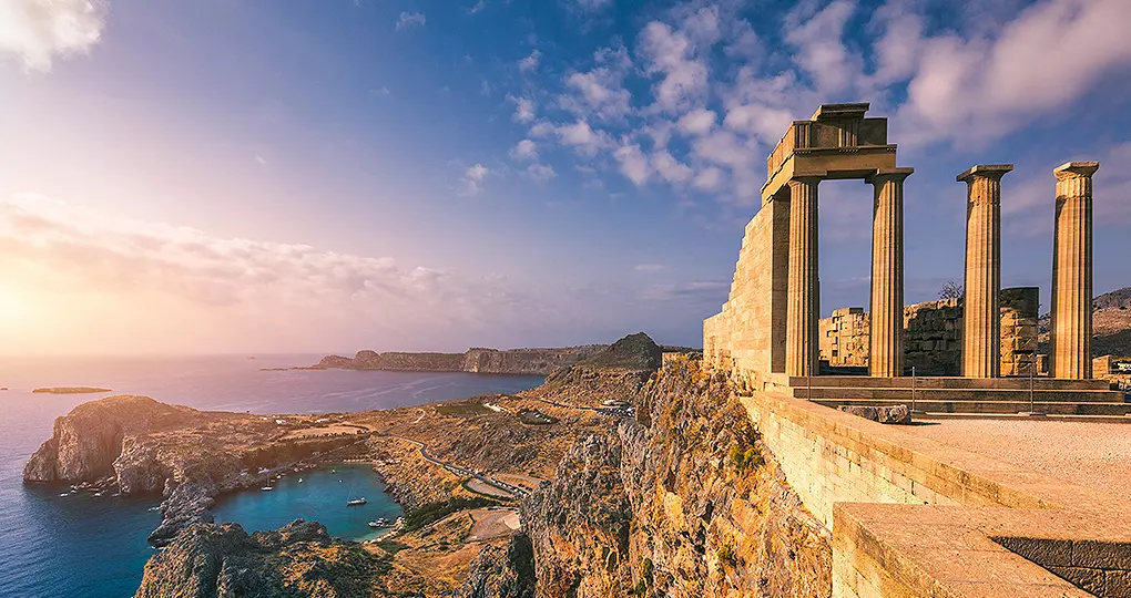 Acropolis of Lindos, Rhodes, Greece Acropolis of Lindos, Rhodes, Greece