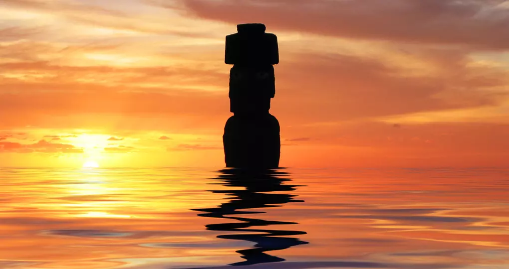 One of (Rapa Nui) Easter Islands iconics, Moai, and a highlight on all Chile vacations