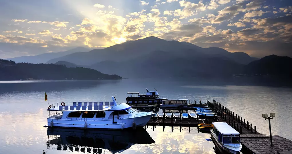 Sun Moon Lake is the largest body of water in Taiwan