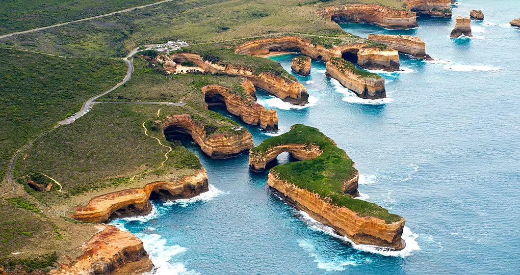 The famous Twelve Apostles