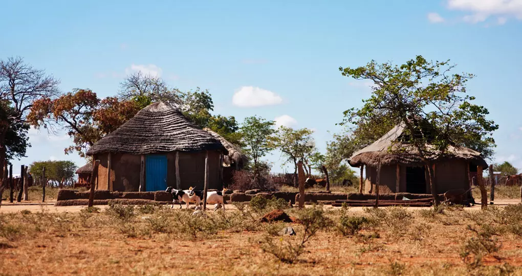 Typical household from Botswana