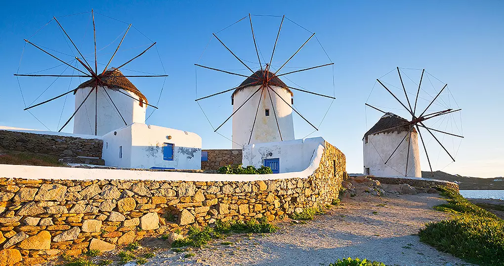 Mykonos Port, Island of Mykonos, Cyclades, Greece Mykonos Port, Island of Mykonos, Cyclades, Greece
