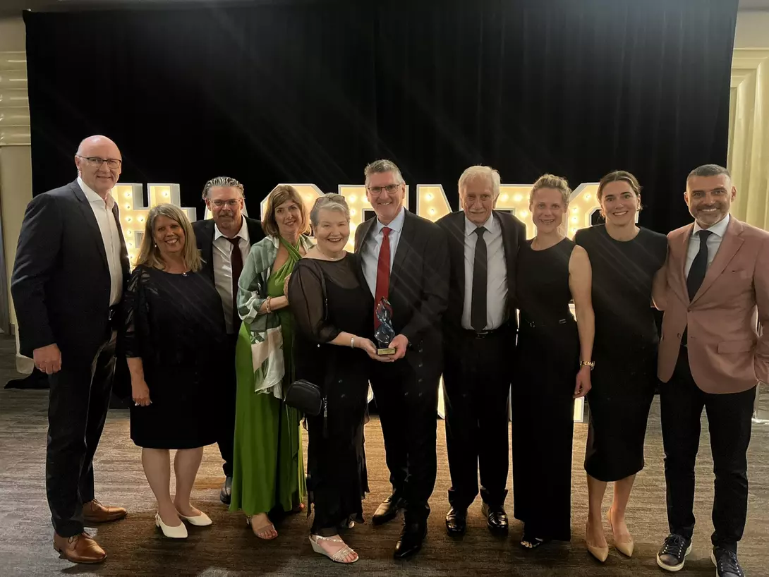 Goway leadership at Baxter Media Agents' Choice Awards