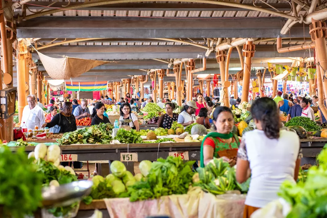 Sunday markets at Centre de Flacq, the main town in the east of Mauritius in the Indian Ocean